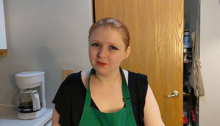 Naughty barista deals with rude customer