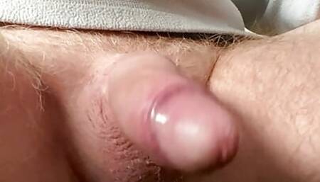 Slow stroke and precum play