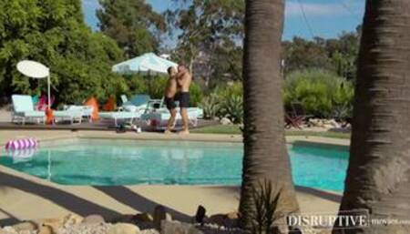 Pierced hairy stud Chris Damned barebacks and deepthroats lover AJ Sloan