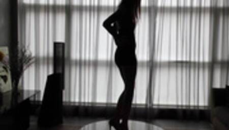 Fresh 21yo Rebeka Strip Dance Then First Time Dildo Gap