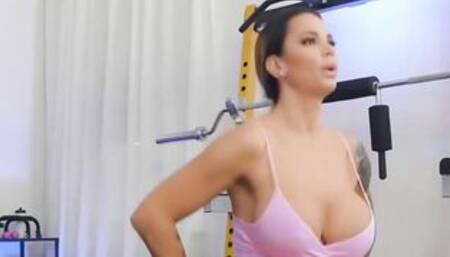 Cross-Training Those Hooters Video With Brian Ragnastone, Chloe Lamour - Brazzers Official