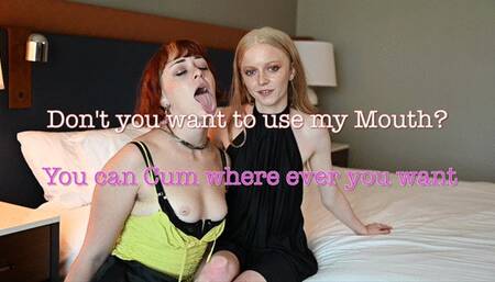 Dont you want to Fuck her pretty little face - Lady Alice Payne and Claire Cummings JOI HD 1080p M4v