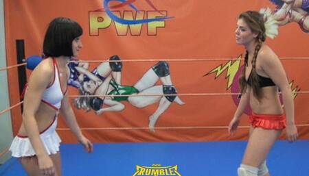 Dallas vs Natali - Female Pro Wrestling Fight - RM203