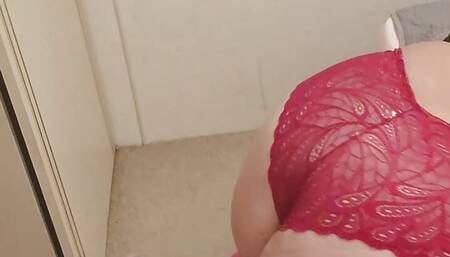 Pinky Pussy Changing my Knickers in my Hotel room