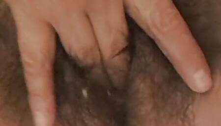 Cheating wife show hairy pussy ti lover chubby bbw