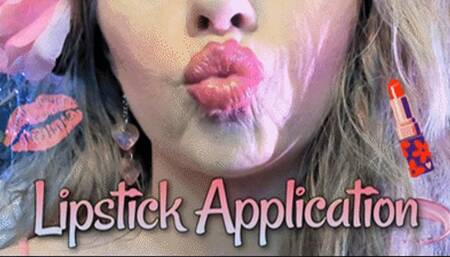 Lipstick Application (HD) WMV