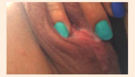 Cumshot on my terrace with my neighbor in front when he sees my pussy under my skirt and my husband records it