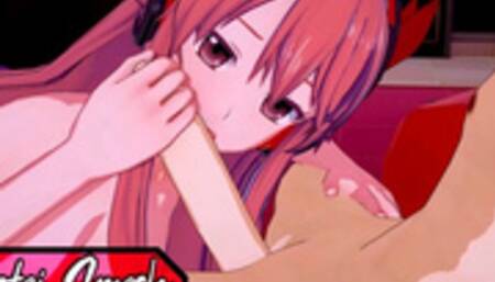 Cute anime girls sucking dick and swallowing cum - Hentai Blowjob Compilation!