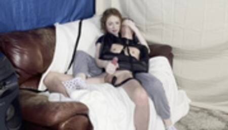 Teen Guy can't Escape this Ruthless Femdom + Post Orgasm Torture