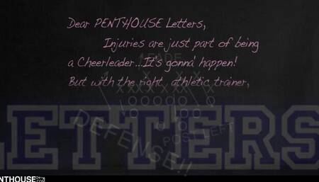 Penthouse featuring Audrey Bitoni's brunette scene