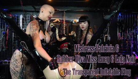 The Transparent Inflatable Plug ft Rubber Diva Miss Lucy and Lola Noir 720p