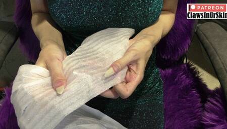 Nails In Action - nails cut it into strips