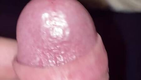 uncut cock cums