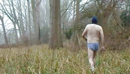 WINTER WALK IN FOG . NO PROTECTION IF CAUGHT