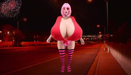 Z Cup Pink & Red Doll.