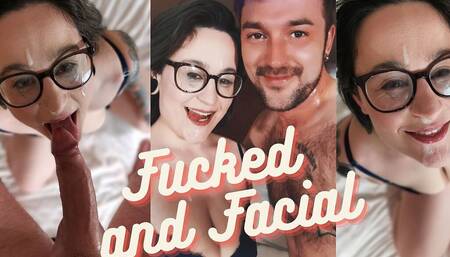 Submissive Slut Fucked & Given Facial