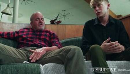 Stepuncle Dale Savage breeds twink Harley Xavier in ass for inheritance