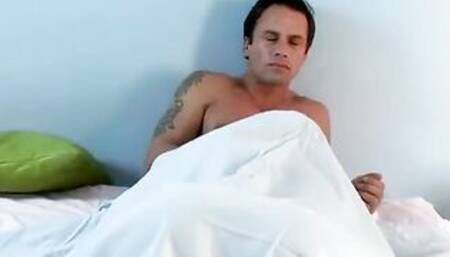 hubby did not fucked his wifey and she invited a brutal macho