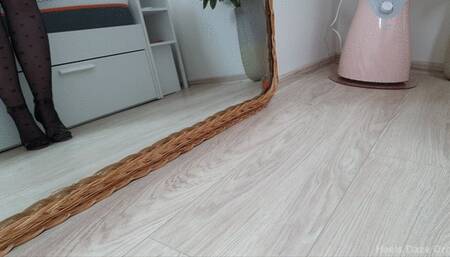 Toe Tapping in Two Pairs of Leather Boots and Sandals