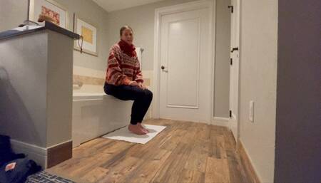 Ski Trip Bath Time Spanking