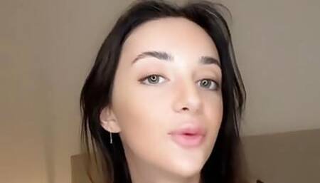 Sexy french teen talking to you