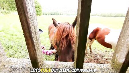 Petite movie with unapproachable female from Lets Fuck Outside