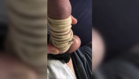 Cock and ball bondage