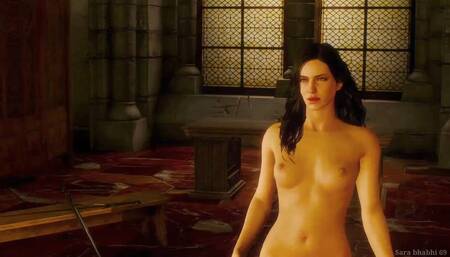 Geralt and Yennefer Wolf Deer Sex Scene at Kaer Morhen  Witcher 3