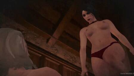 Madme Shasha Spend her Last night with  Geralt Witcher 3