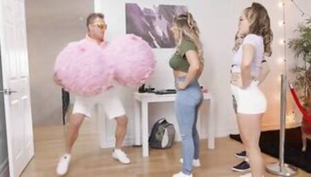 Frat Attack! Part 2 Scene With Van Wylde, Katie Kush, Kayley Gunner - Brazzers Official