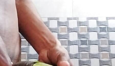 Gay With cucumber..