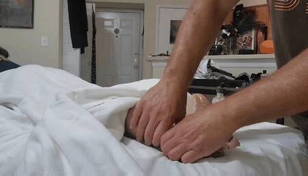 Reflexology foot massage