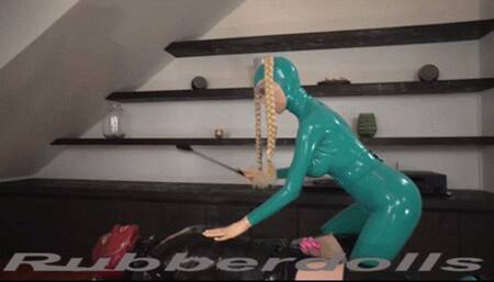 Latex Lara - Teasing The Doll - wmv