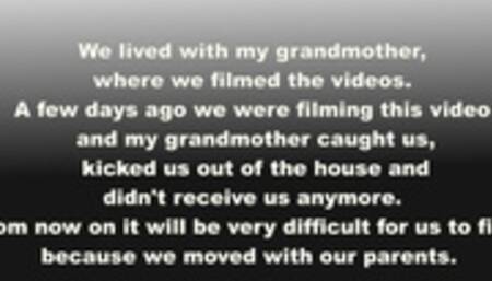 Caught by grandma while I sucked my friend's 9inch big cock