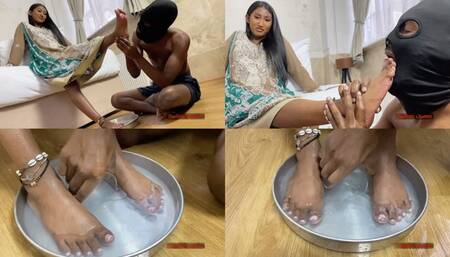 Goddess Laila - It’s a Privilege To Drink My Dirty Foot Water (HD 1080 MP4)