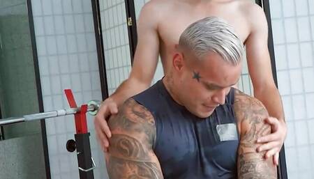 Ricky Licks Ryan Cage's Biceps & Smells His Musky Armpits Then Spreads His Ass Chicks Waiting To Get Fucked - Bromo