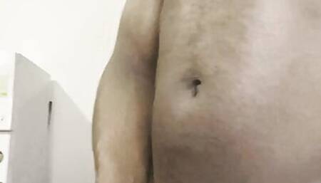 Masturbation with cream