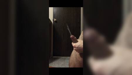 Skinny Dick with Big Cum Blast