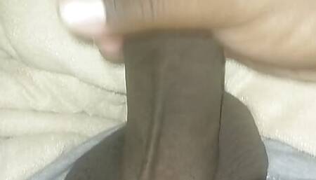 Masturbation black Big cock