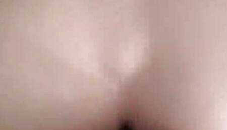 Stuffing my big cock in a sex doll Silky CUM SHOT OVER ASS