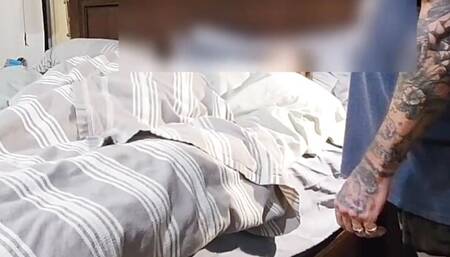 Don't wake Miss A if she's sleeping with her 13 inch Hankeys Cody Cachet strapped on.
