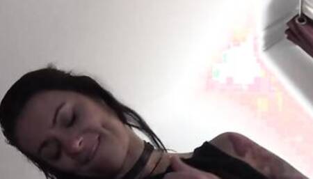 German dark hair cunt with mouth next door amateur point of view