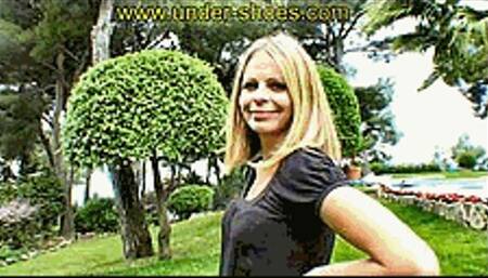 Miss Laurie outdoor destruction (ULTRA BRUTAL VIDEO)