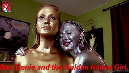 Kendra James and Angela Sommers:Bad Genie and the Golden Naked Girl! HD