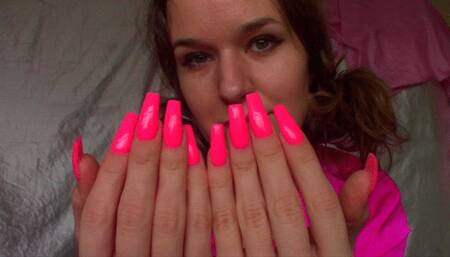 Worship Long Pink Nails JOI (mkv)