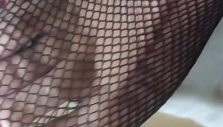 Sissygasm anal virgin vs. big black dildo