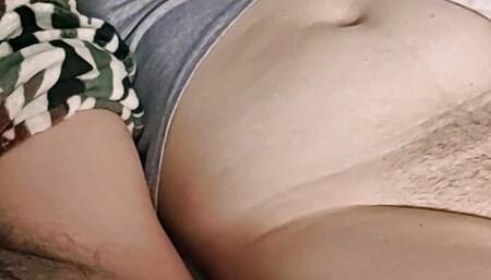 She masturbates me while I grab her pussy and legs until I cum!