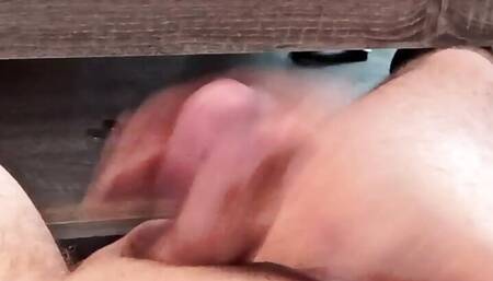Bulgarian Guy is Jerking Off His Small Uncut Cock and Cums Nicely - Foreskin Jerker