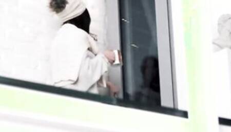 Nikki Fox Swallows A Hard Penis And Getting Her Twat