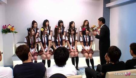Uncensored JAV Swinger Orgy with 10 College Girls and Many Guys
